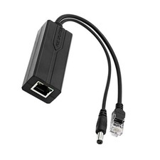 Gigabit POE Splitter 10/100/1000Mbps 802.3af/at 24W AT High Power Line Isolation