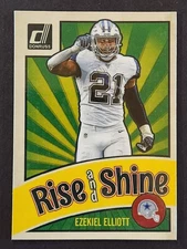 EZEKIEL ELLIOTT #36 2020 Panini Donruss RISE and SHINE MAGNET COWBOYS