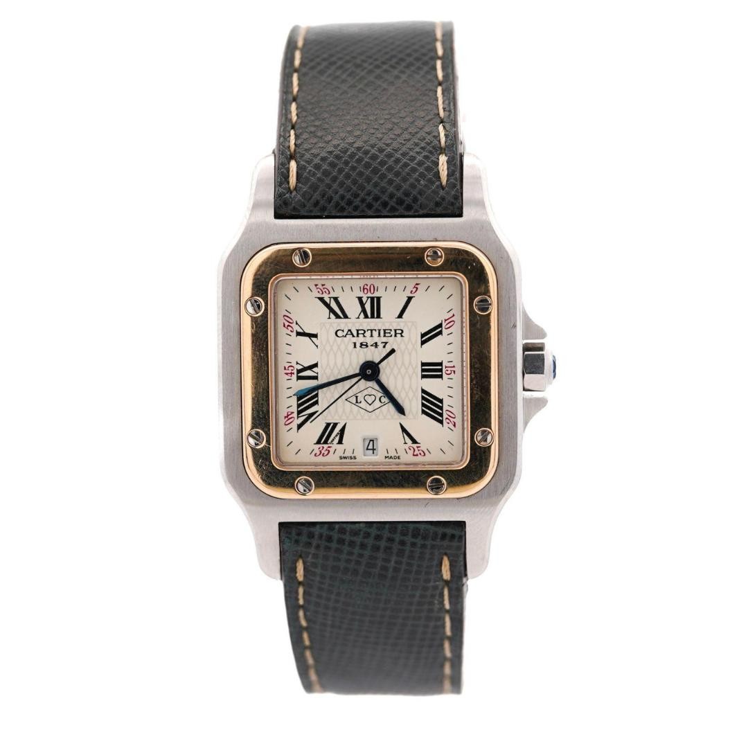 希少　Cartier Santos GALBEE　当時物の看板 Cartier Santos Galbee 150th Anniversary Edition Two-Tone 29mm