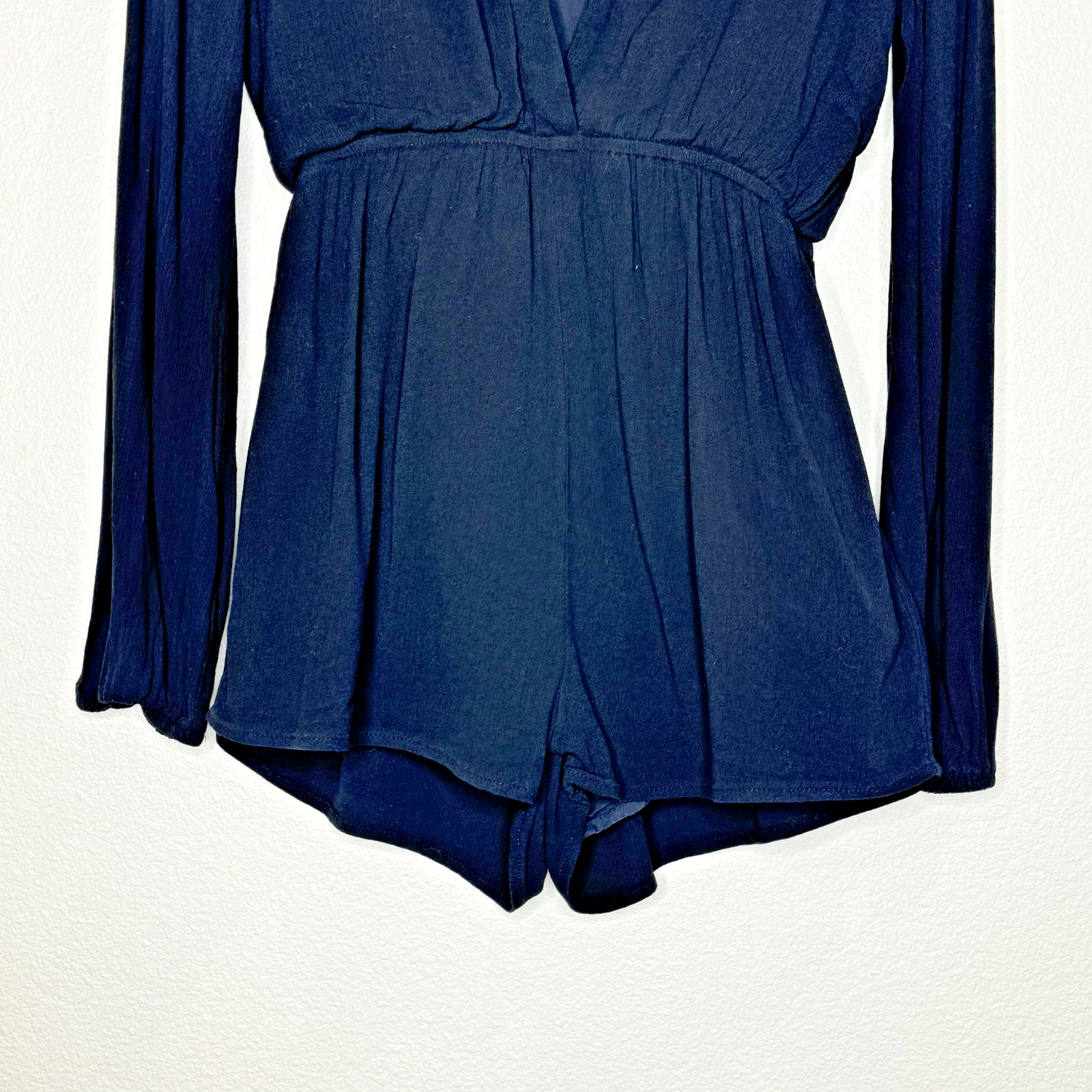 SUPERDOWN Revolve Tracie Collared Romper SMALL Lo… - image 4