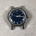 Vintage Timex Mercury Women Dress Silver Tone Mechanical Wind 25mm Watch No Band