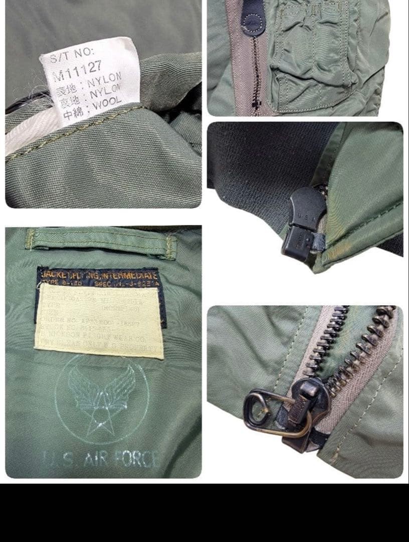 Buzz Rickson's B-15D Flight Jacket Early M11127 O… - image 11