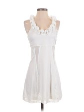Stella McCartney for Adidas White Sleeveless Cocktail Dress Sz S NWT