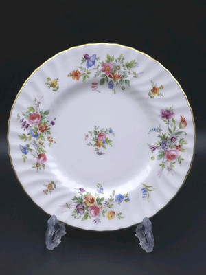 Minton Marlow geriffelt 20 cm Beilagenteller - 1. Qualität