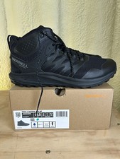 NIB MENS MERRELL NOVA 3 TACTICAL MID WATERPROOF BOOTS J005049 BLACK 11.5 W NIB