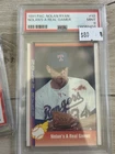 1991 Pacific Texas Express Nolan Ryan #92 Bloody Jersey & Lip PSA 9