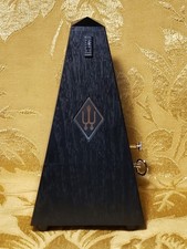 WITTNER MAELZEL BLACK METRONOME 855161 w/BELL PLASTIC CASE W. GERMANY