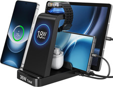 Wireless Charger for Samsung, 5 in 1 Android Charging Station for Galaxy S26 ...