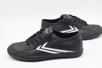 Feiyue FE LO 1920 Black Martial Arts Trainer Sneaker Parkour Shoe 5M 7W Low Top