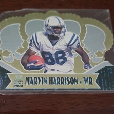 2000 Pacific Crown Royale Marvin Harrison #40 Indianapolis Colts Football Card