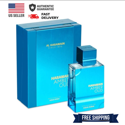 Al Haramain Amber Oud Aqua Dubai Extrait De Parfum Spray For Unisex - 2oz/60ml