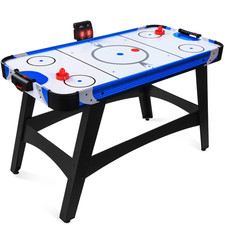 58In Mid-Size Air Hockey Table for Game Room W/ 2 Pucks, 2 Pushers, LED Score Bo