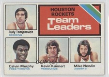 1975-76 Topps Team Leaders Rudy Tomjanovich Calvin Murphy Kevin Kunnert HOF 19zq