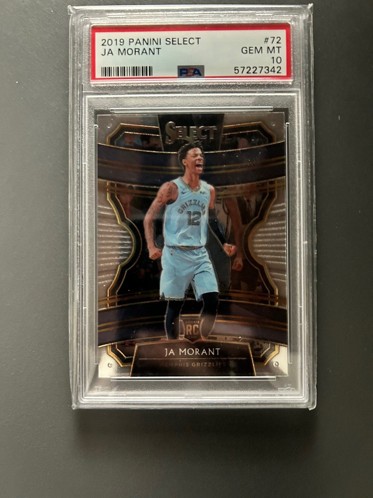 2019-20 Select Ja Morant #72 | PSA 10 GEM MINT | RC Rookie Concourse