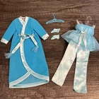Vintage Barbie Satin Slumber 3414 - COMPLETE 1971 Set W VHTF Slippers - Pajamas