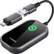LUCKYMORE WIRELESS CARPLAY ADAPTER, CONVERTS WIRED TO WIRELESS CARPLAY DONGLE