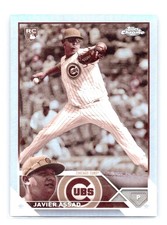 2023 Topps Chrome #76 Javier Assad Sepia Refractors Rookie Chicago Cubs