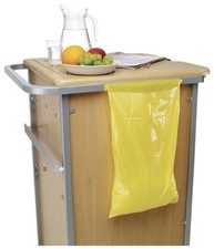 Premier Bedside Locker Bags Yellow - Adhesive Strip: 26cm x 46cm - (Pack of 200)