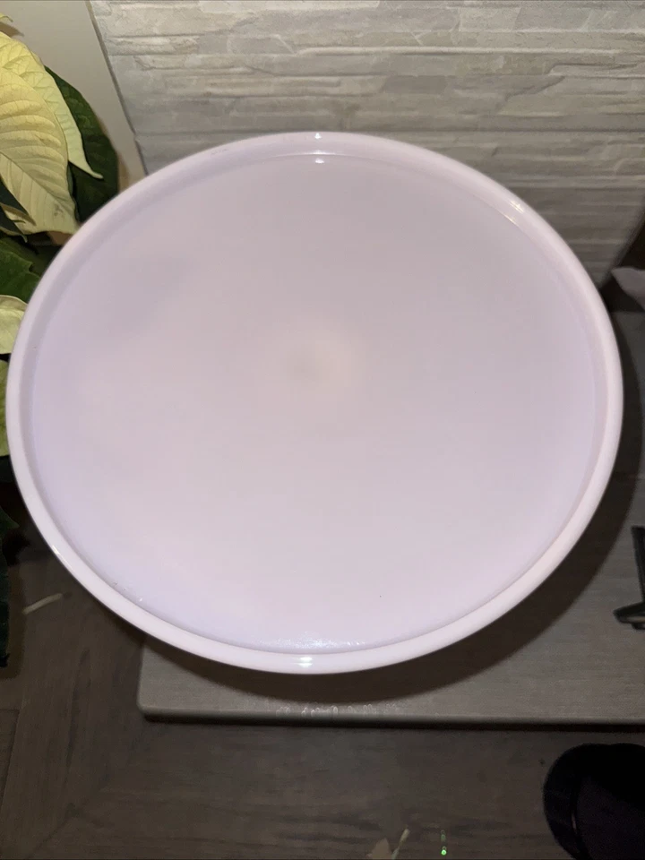 Mosser стекла США винтажный торт StandCrown тосканский розовый 9,25 «D, 7,5» высотой - Изображение 4 из 4