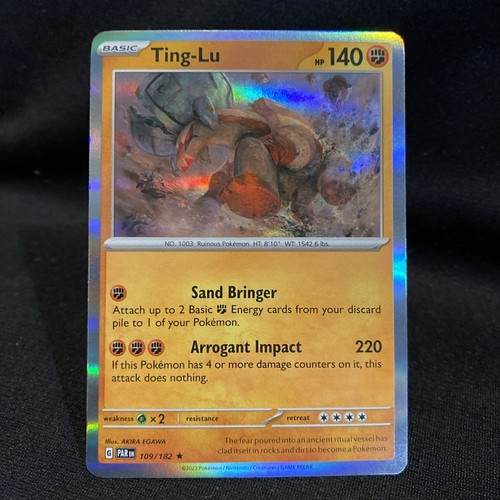 Ting-Lu - 109/182 - Pokemon TCG Paradox Rift (2023) - Holo Rare | eBay
