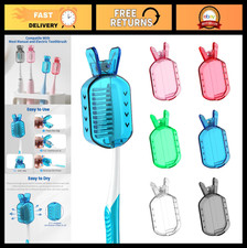Toothbrush Covers Caps - Clip-On Protector for Travel Home, Fits Most Brushes,