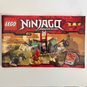 Lego Mountain Shrine 2254 Ninjago Kai Dx 100% Complete Set Ninja Spinjitzu Toy