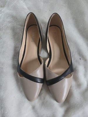 Monroe And Main Taupe And Blac Flats Cottagecore Casual Or Dress Shoes