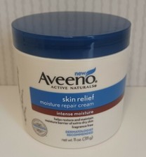 Aveeno Skin Relief Moisture Repair Cream Intense Moisture Fragance Free 11oz New