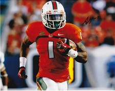 Miami Hurricanes Allen Hurns Signed Photo 8x10 COA