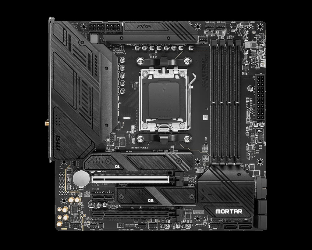 For MSI MAG B650M MORTAR WIFI Motherboard AM5 Supports AMD Ryzen