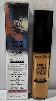 Lancome Teint Idole Ultra Wear All Over Concealer #410 Bisque (W) 0.43 Fl Oz