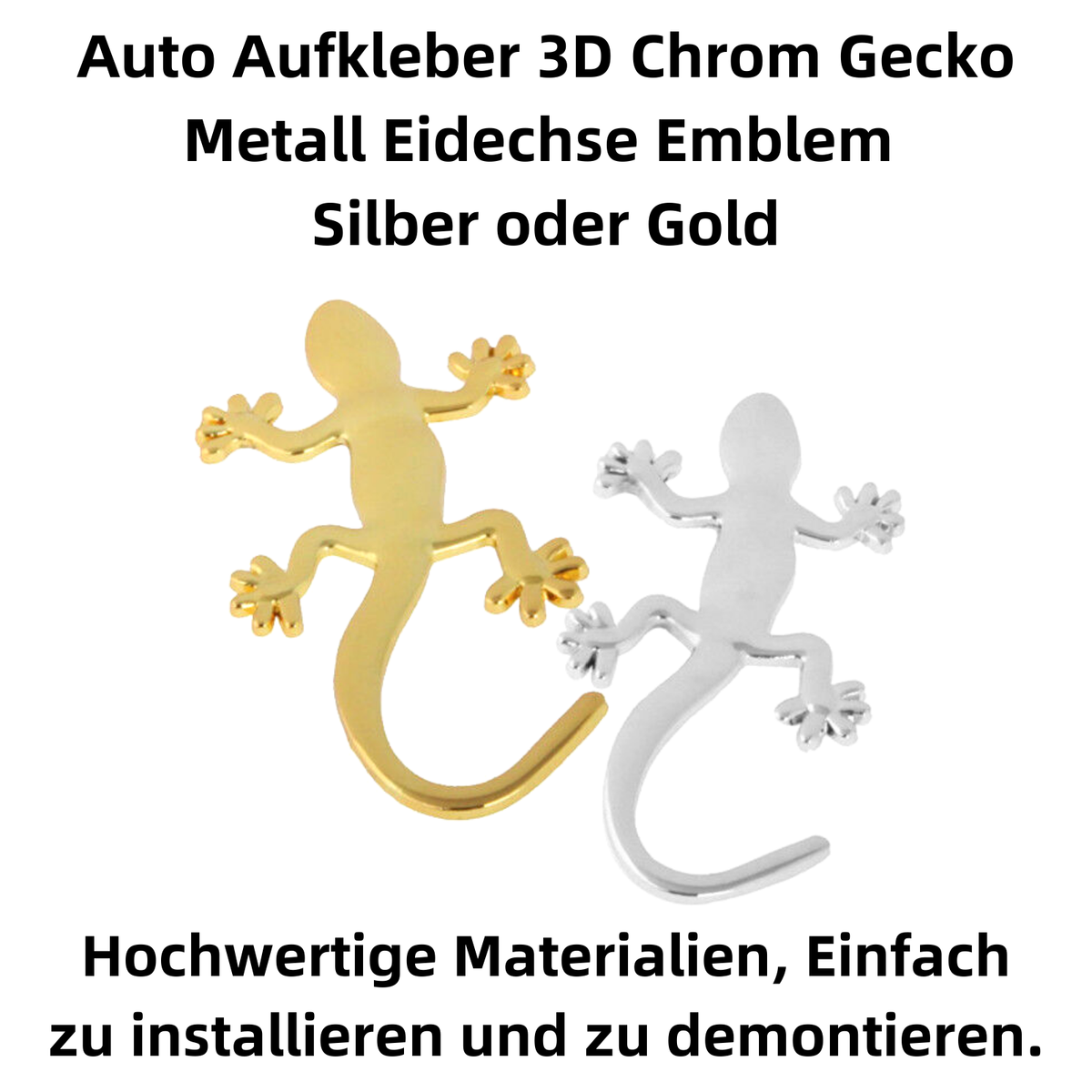 FahrenMax Autoaufkleber Eidechse Rot – 10x4,5 Cm, Konturgeschnitten, UV-beständig, Mit Transferfolie, Für Auto & Mehr