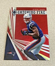 2019 Panini Phoenix Catching Fire Red #2 N'Keal Harry Patriots /299
