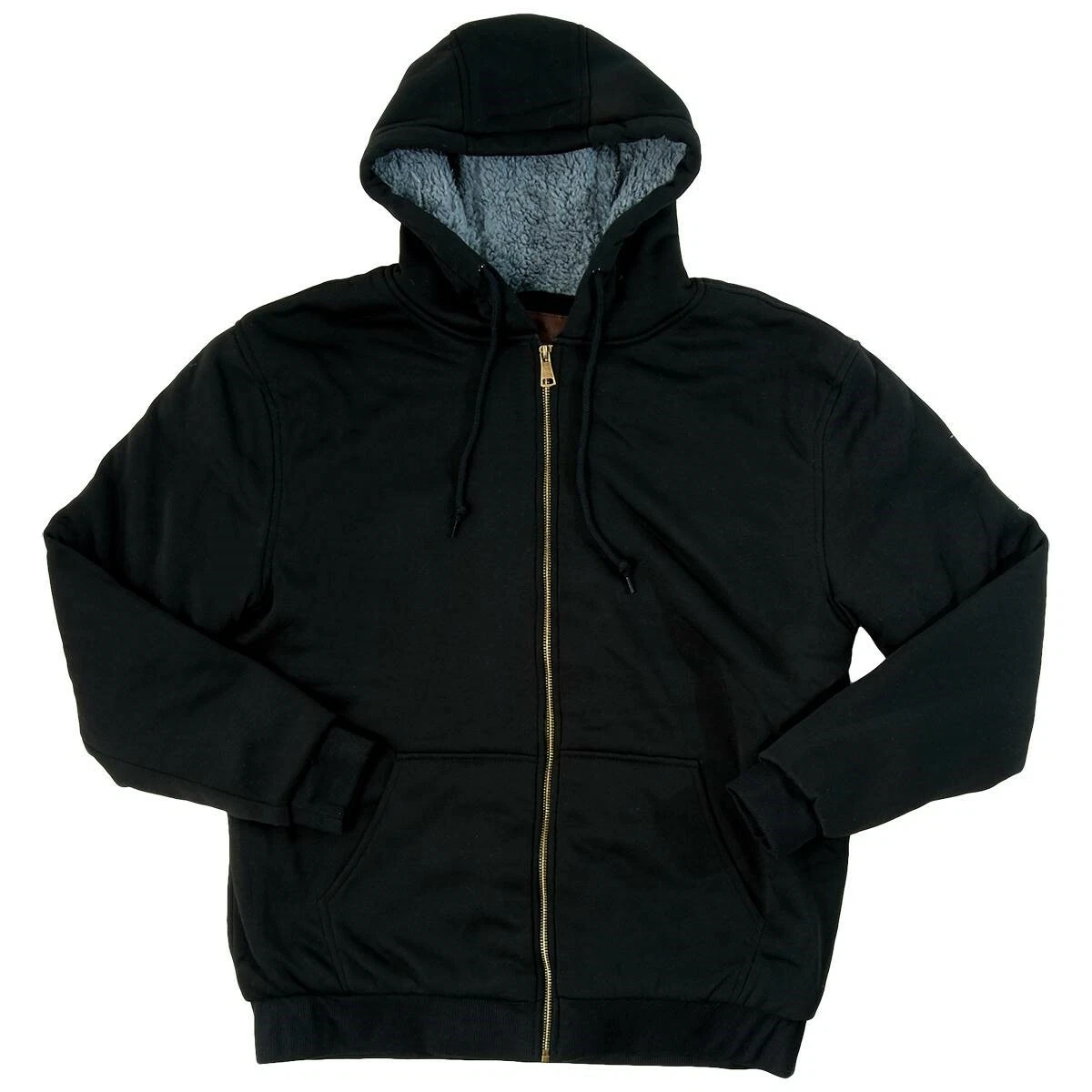 Mountain Ridge Men s Sherpa Fleece Hooded Jacket Choice of Size Color NWT