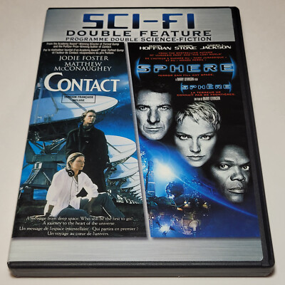 Contact / Sphere (DVD 1997-1998) Jodie Foster Matthew McConaughey Dustin Hoffman