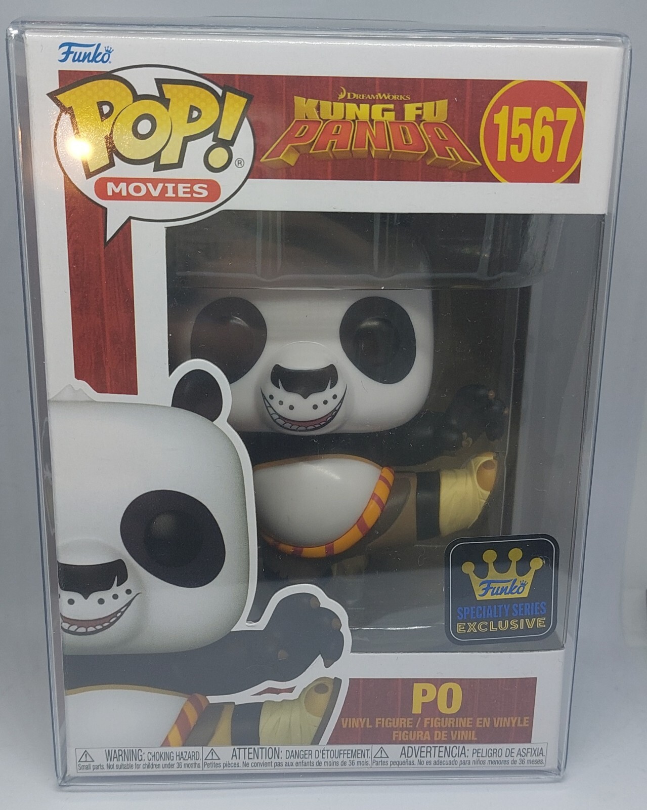 Funko Pop Movies: DreamWorks - Kung Fu Panda Po 1567 Specialty Series - New