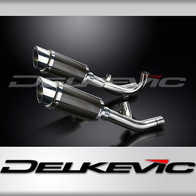 Yamaha VMAX 1700 2009-2020 Slip On 8'' Round Carbon Exhaust Muffler Kit