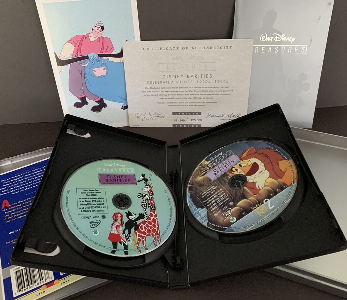 Walt Disney Treasures Disney Rarities Celebrated Shorts 2 DVD set