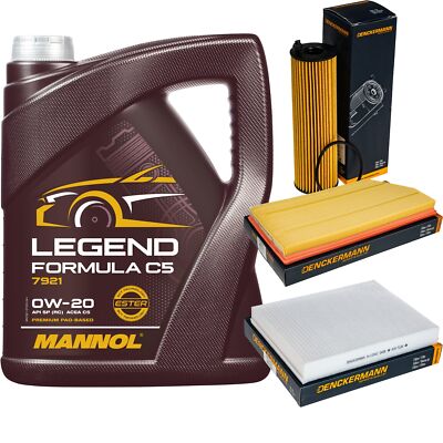 Inspektionspaket MANNOL 0W-20 Legend Formula C5 5L für Mercedes-Benz E-Klasse