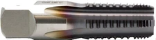 1/4-18 NPT/NPTF 5 Straight Flute Interrupted Thread Taper Pipe Tap HSSE-V3