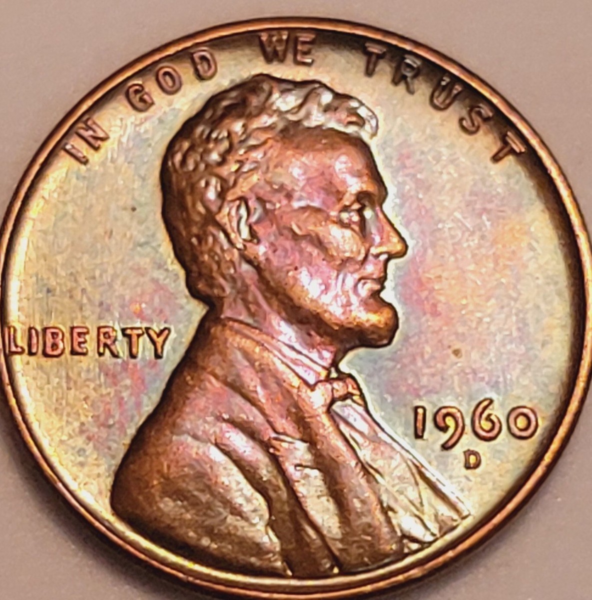 RARE 1960 D Lincoln Cent /Wddo-003/ Strong Extra Thickness/ Shows