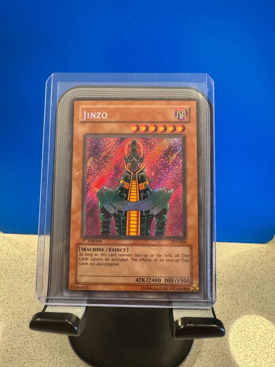 Yu-Gi-Oh! TCG Jinzo Pharaoh's Servant PSV-000 1st Edition Secret Rare Yu-Gi-Oh! TCG Jinzo Pharaoh's Servant PSV-000 1st Edition Secret Rare