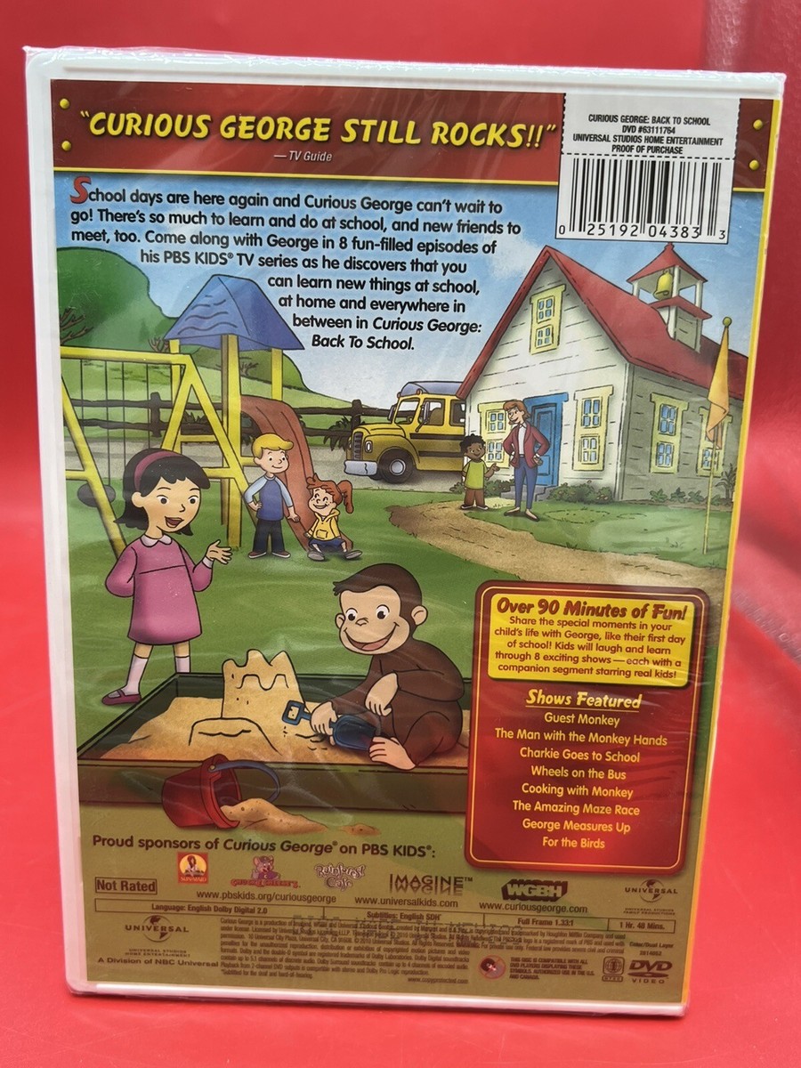 Curious George: Back to School (DVD, 2010) 25192043833| eBay