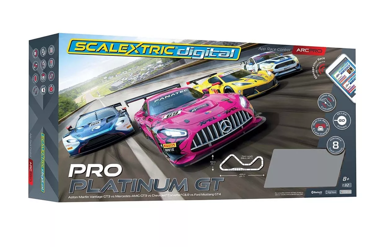Scalextric ARC PRO Pro Platinum 1 32 Slot Car Track Set C1436T