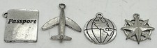 Aviation AIRLINES Aircraft FLIGHT Charms For Bracelet Keychain