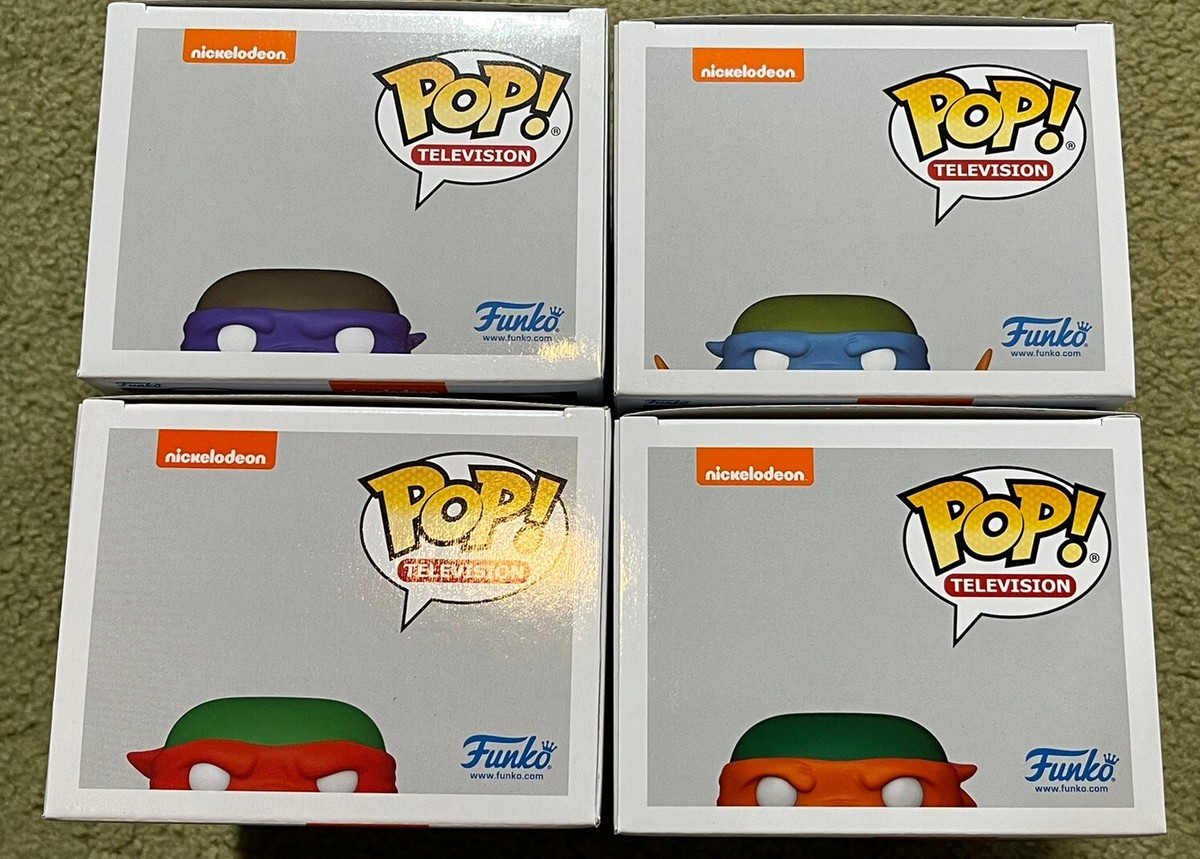 4 New Just Released! Funko Pop TMNT Lot 1554, 1555, 1556