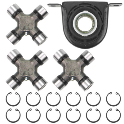 Carrier Support Bearing and U Joint for Ford F250 F350 Rear 4X4 Driveshaft L15CA