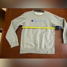 Champion ptp 19" sweatshirt junior xl sporty very nice warm gray