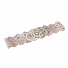 Ivy Lane Design Garter, Small, Piper Lace, Pink