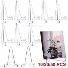Clear Acrylic Trading Card Decor Model Stands Coins Sports Cards Display Holder
